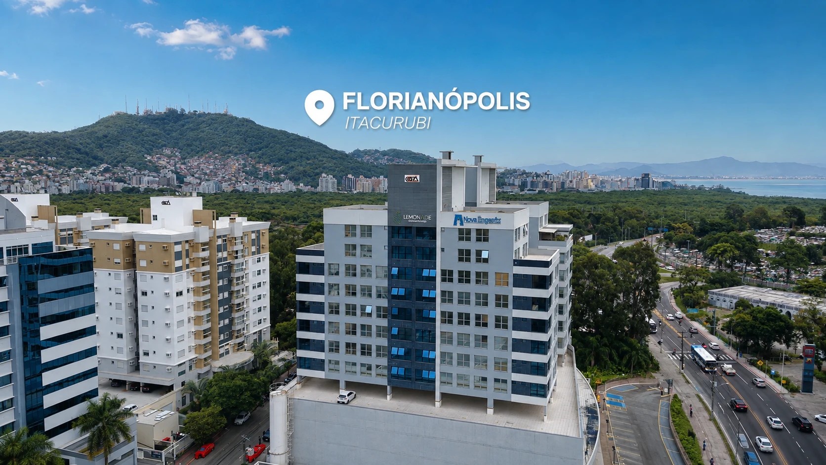 Prédio onde fica o escritório da Rush for AI, em Itacorubi, Florianópolis